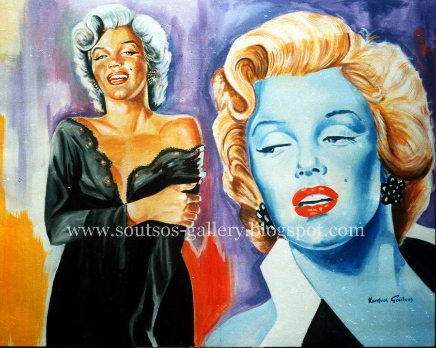 Marilyn Monroe Niagara 1953 giant original paintingposter