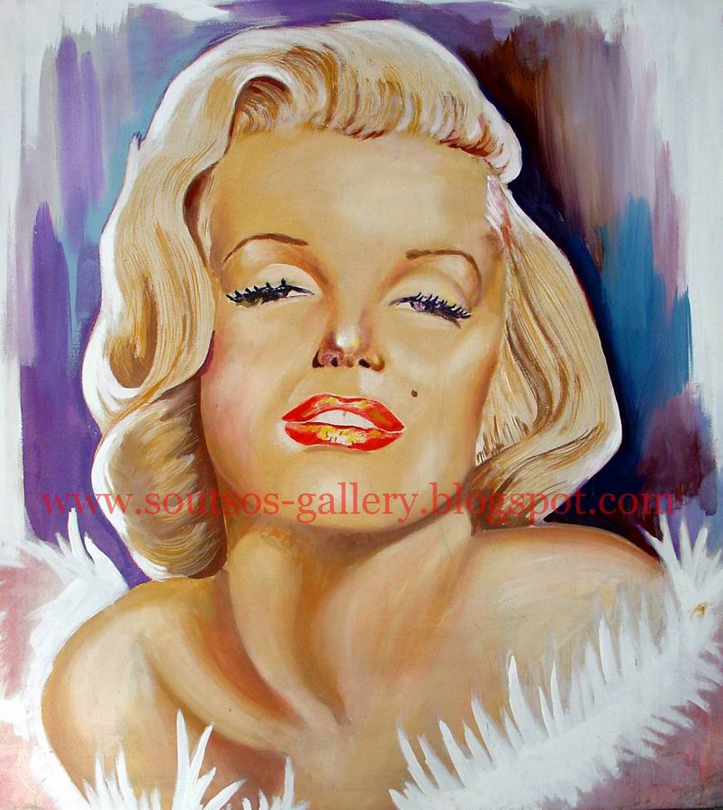 Marilyn Monroe Niagara 1953 giant original paintingposter canvas